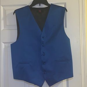 Blue Tuxedo Vest